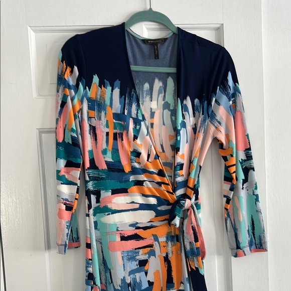 Chic Multicolor Abstract Dress - Picture 2 of 3